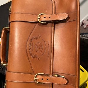Ghurka Counselor No. 95 Cognac leather Briefcase